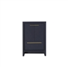 AD624-BLUE-Cabinet 24'' KubeBath Dolce Blue Modern Bathroom Cabinet only (no counter top no sink)