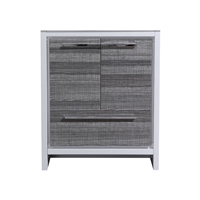 AD630-HG-Cabinet 30'' KubeBath Dolce Ash Gray Modern Bathroom Cabinet only (no counter top no sink)