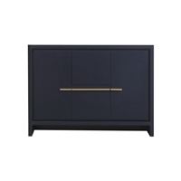 AD648S-BLUE-Cabinet 48'' KubeBath Dolce Blue Modern Bathroom Cabinet only (no counter top no sink)