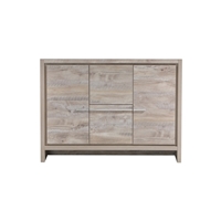 AD648S-NW-Cabinet 48'' KubeBath Dolce Nature Wood Modern Bathroom Cabinet only (no counter top no sink)