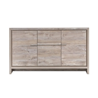 AD660D-NW-Cabinet 60'' KubeBath Dolce Nature Wood Modern Bathroom Cabinet only (no counter top no sink)