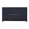 AD660S-BLUE-Cabinet 60'' KubeBath Dolce Blue Modern Bathroom Cabinet only (no counter top no sink)