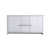 AD660S-GW-Cabinet 60'' KubeBath Dolce Gloss White Modern Bathroom Cabinet only (no counter top no sink)