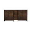 AD684-RW-Cabinet 83'' KubeBath Dolce Double Sink Rose Wood Modern Bathroom Cabinet only (no counter top no sink)