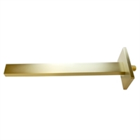 ASA17W-BG Aqua Piazza by KubeBath 17" Long Shower Arm - Brushed Gold