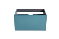 BALLI36-TG-cabinet 36'' Balli Modern Wall Mount Bathroom cabinet (no counter top no sink) - Teal Green