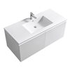 BALLI48S-GW 48'' Balli Single Sink Modern Wall Mount Bathroom Vanity - Gloss White