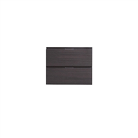 BSL24-HGGO-Cabinet Bliss 24" High Gloss Gray Oak Wood Wall Mount Modern Bathroom Cabinet only (no counter top no sink)