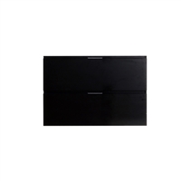 BSL30-BK-Cabinet Bliss 30" Black Wood Wall Mount Modern Bathroom Cabinet only (no counter top no sink)