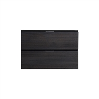 BSL30-GO-Cabinet Bliss 30" Gray Oak Wood Wall Mount Modern Bathroom Cabinet only (no counter top no sink)