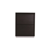 FMB24-BK-Cabinet Bliss 24" Black Floor Mount Modern Bathroom Cabinet only (no counter top no sink)