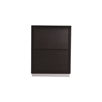 FMB24-BK-Cabinet Bliss 24" Black Floor Mount Modern Bathroom Cabinet only (no counter top no sink)