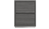 FMB24-VAG-Cabinet Bliss 24" Vulcan Ash Grey  Floor Mount Modern Bathroom Cabinet only (no counter top no sink)