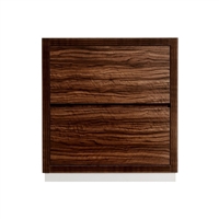 FMB30-WNT-Cabinet Bliss 30" Walnut Wood Floor Mount Modern Bathroom Cabinet only (no counter top no sink)