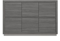 FMB60S-VAG-Cabinet Bliss 60" Vulcan Ash Grey Floor Mount Modern Bathroom Cabinet only (no counter top no sink)