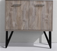 KB36-NW-cabinet KubeBath Bosco 36" Nature Wood Modern Bathroom cabinet (no counter top, no sink)