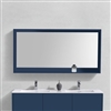 KB60VBE-M 60" Wide Mirror w/ Shelf - Blue