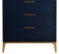 KD9936-BLUE-cabinet Divani 36'' Navy Blue cabinet (no counter top no sink)