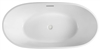 KFST1459 59'' Kube OVALE Free Standing Bathtub