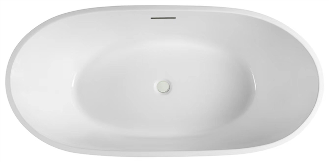 KFST1459 59'' Kube OVALE Free Standing Bathtub