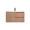 36â€ Fiore Modern Wall Mount Bathroom Vanity â€“ Oakwood