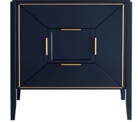 KV8836-BLUE-cabinet Vetro 36'' Navy Blue cabinet (no counter top no sink)