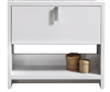 L800GW-cabinet Levi 32" Gloss White Modern Bathroom cabinet (no counter top no sink) w/ Cubby Hole