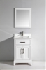 Vanity Art Ravenna 24" Single Sink Bathroom Vanity Combo Set - White