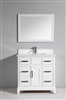 Vanity Art Ravenna 36" Single Sink Bathroom Vanity Combo Set - White