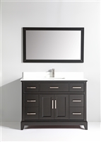 Vanity Art Ravenna 48" Single Sink Bathroom Vanity Combo Set - Espresso