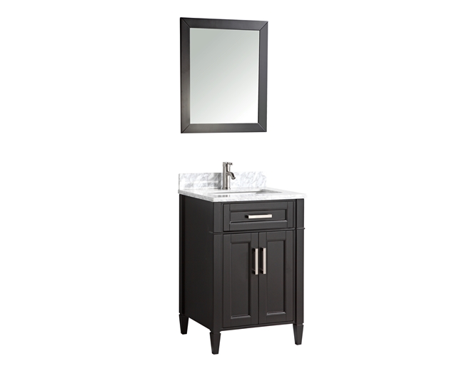 Vanity Art Savona 24" Single Sink Bathroom Vanity Combo Set - Espresso