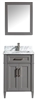 Vanity Art Savona 24" Single Sink Bathroom Vanity Combo Set - Grey