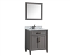 Vanity Art Savona 30" Single Sink Bathroom Vanity Combo Set - Grey