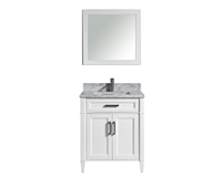 Vanity Art Savona 30" Single Sink Bathroom Vanity Combo Set - White