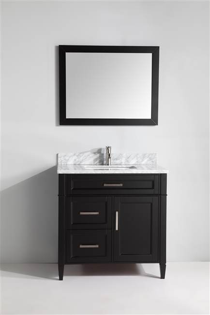 Vanity Art Savona 36" Single Sink Bathroom Vanity Combo Set - Espresso