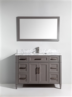 Vanity Art Savona 48" Single Sink Bathroom Vanity Combo Set - Grey