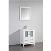 Vanity Art Brescia 24" Single Sink Bathroom Vanity Combo Set - White