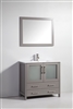 Vanity Art Brescia 36" Single Sink Bathroom Vanity Combo Set - Grey