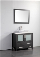 Vanity Art Ravenna 36" Single Sink Bathroom Vanity Combo Set - Espresso