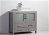 Vanity Art Ravenna 36" Single Sink Bathroom Vanity Combo Set - Grey