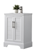 Vanity Art Vannes 24" Single Sink Bathroom Vanity - White