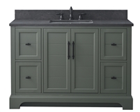 Vanity Art Vannes 48" Single Sink Bathroom Vanity -Vintage Green