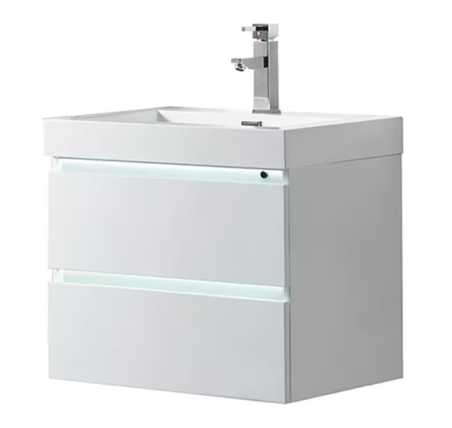 Annecy 24" Single Sink Wall-Mounted Bathroom Vanity Set