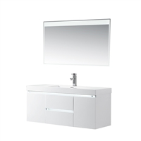 Annecy 48" Single Sink Wall-Mounted Bathroom Vanity Set