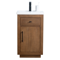 Vanity Art Tan 20" Single Sink Bathroom Vanity