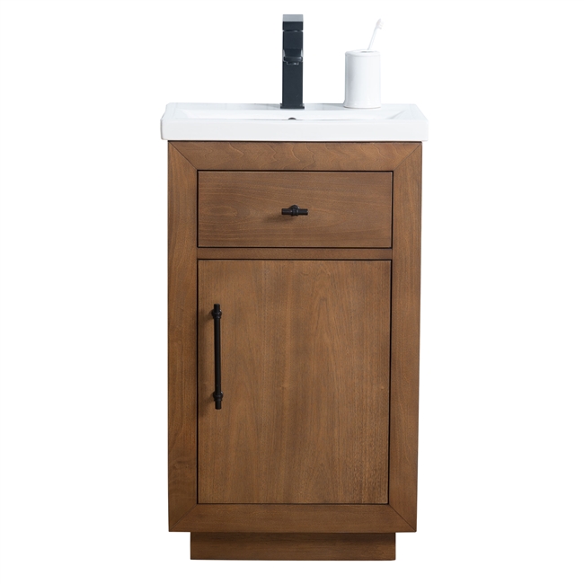 Vanity Art Tan 20" Single Sink Bathroom Vanity