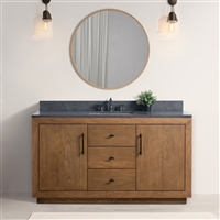 Vanity Art Tan 60" Single Sink Bathroom Vanity