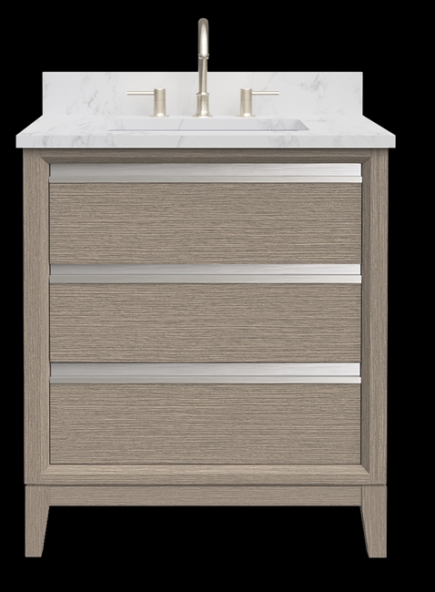 Vanity Art VA80 30" Single Sink Bathroom Vanity -Driftwood Gray