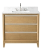 Vanity Art VA80 36" Single Sink Bathroom Vanity -Natural Oak