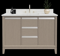 Vanity Art VA80 48" Single Sink Bathroom Vanity -Driftwood Gray